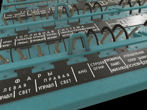 mi-8mt mi-17mt right circuit console russian 3D Model