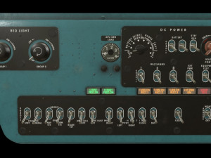 mi-8mt mi-17mt right side console english Model 3D