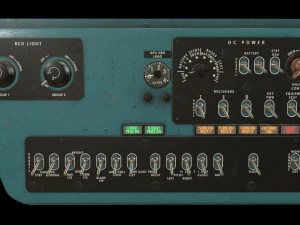 mi-8mt mi-17mt right side console english 3D Model