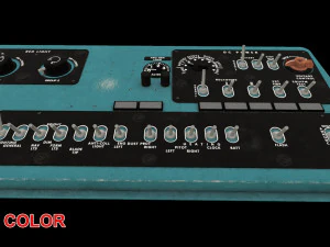mi-8mt mi-17mt right side console english 3D Model