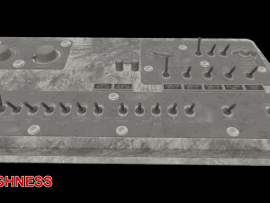 mi-8mt mi-17mt right side console english Model 3D