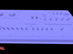mi-8mt mi-17mt right side console english 3D Model