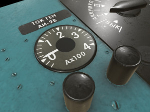 mi-8mt mi-17mt right side console russian 3D-Modell