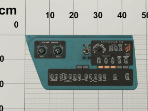 mi-8mt mi-17mt right side console russian 3D-Modell