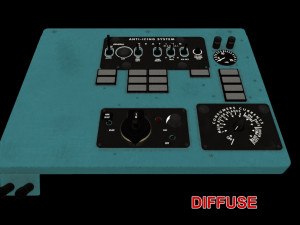 mi-8mt mi-17mt left overhead board english Model 3D