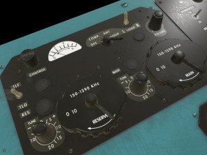 mi-8mt mi-17mt right overhead board english 3D Model