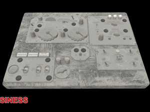 mi-8mt mi-17mt right overhead board english 3D Model