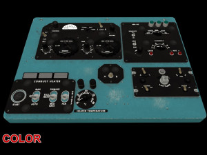 mi-8mt mi-17mt right overhead board english 3D Model