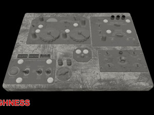 mi-8mt mi-17mt right overhead board english 3D Model