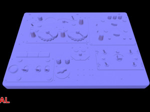 mi-8mt mi-17mt right overhead board english 3D Model