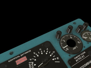 mi-8mt mi-17mt central overhead board russian Modelo 3D