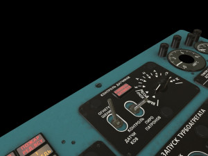 mi-8mt mi-17mt central overhead board russian Modelo 3D