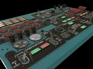 mi-8mt mi-17mt central overhead board russian Modelo 3D