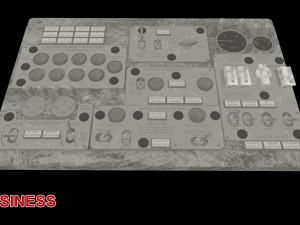 mi-8mt mi-17mt central overhead board russian Modelo 3D