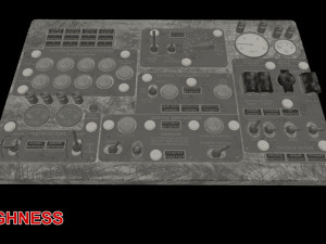 mi-8mt mi-17mt central overhead board russian Modelo 3D