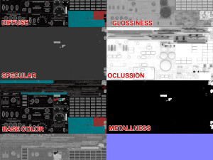 mi-8mt mi-17mt central overhead board russian Modelo 3D