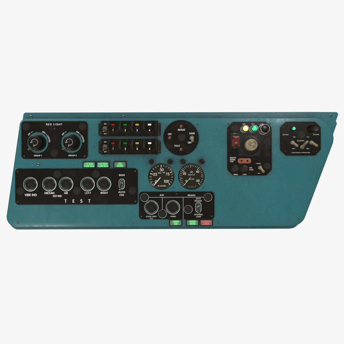 mi-8mt mi-17mt left side console english 3D Model .c4d .max .obj .3ds .fbx .stl .blend 