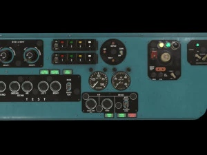 mi-8mt mi-17mt left side console english 3D Model