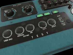 mi-8mt mi-17mt left side console english 3Dモデル