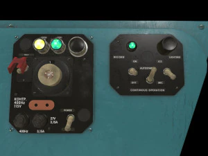 mi-8mt mi-17mt left side console english 3D Model