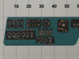 mi-8mt mi-17mt left side console english 3Dモデル