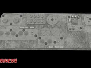mi-8mt mi-17mt left side console english 3D Model
