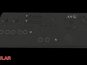 mi-8mt mi-17mt left side console english 3D Model