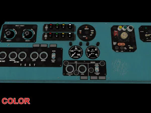 mi-8mt mi-17mt left side console english 3D Model