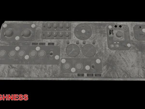 mi-8mt mi-17mt left side console english 3D Model