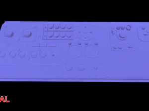mi-8mt mi-17mt left side console english 3D Model
