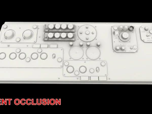 mi-8mt mi-17mt left side console english 3D Model