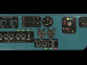 mi-8mt mi-17mt console do lado esquerdo russo Modelo 3D