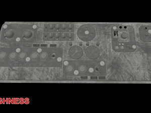 mi-8mt mi-17mt console do lado esquerdo russo Modelo 3D