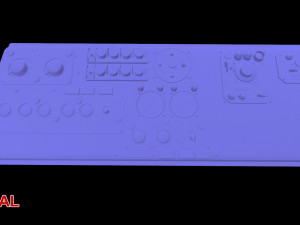 mi-8mt mi-17mt left side console russian Model 3D