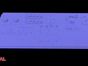 mi-8mt mi-17mt console do lado esquerdo russo Modelo 3D