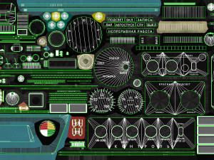 mi-8mt mi-17mt left side console russian Model 3D