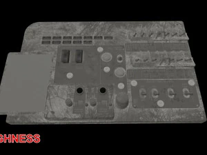 mi-8mt mi-17mt left circuit console english 3D Model
