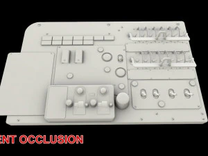 mi-8mt mi-17mt left circuit console english 3D Model