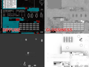mi-8mt mi-17mt left circuit console english 3D Model
