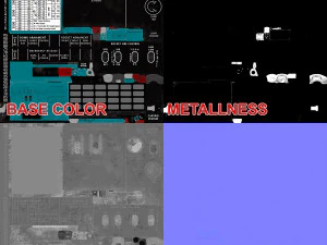 mi-8mt mi-17mt left circuit console english 3D Model