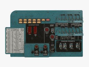 mi-8mt mi-17mt left circuit console russian 3D मॉडल