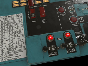 mi-8mt mi-17mt left circuit console russian 3D Model