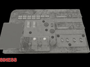 mi-8mt mi-17mt left circuit console russian 3D Model