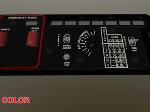 Mi-8MT Additional Panels Board --239-- 3D Model