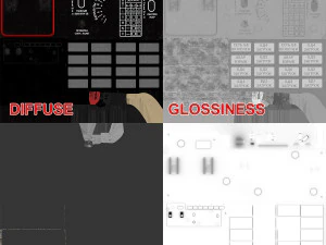 mi-8mt mi-17mt additional panels board russian 3D Model
