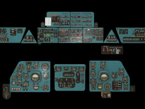 mi-8mt mi-17mt panel boards english Model 3D