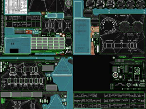 mi-8mt mi-17mt panel boards english 3D Model