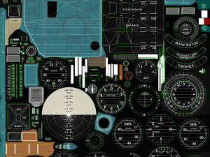 mi-8mt mi-17mt panel boards english Model 3D