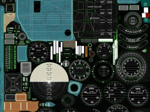 mi-8mt mi-17mt panel boards english 3D Model