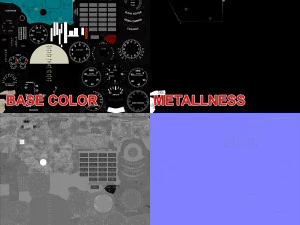 mi-8mt mi-17mt panel boards english 3D Model